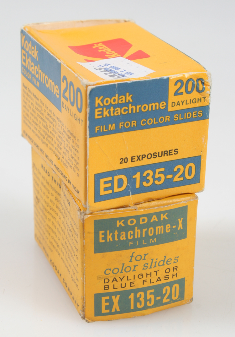Kodak Ektachrome 35mm Slide Film Set Of 2 Ex 13520 Ed 13520 New In 