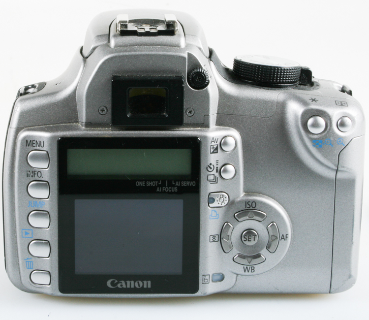 CANON REBEL XT WITH 2880MM LENS AND 256MB CF CARD