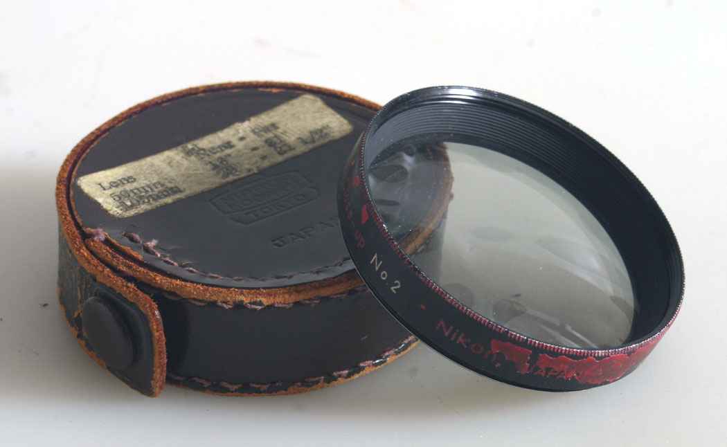 Vintage Nikon F 52MM Close UP NO.2 Camera Lens Filter in Nippon KOGAKU CASE