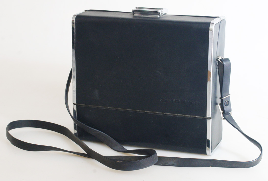 vintage leather camera case