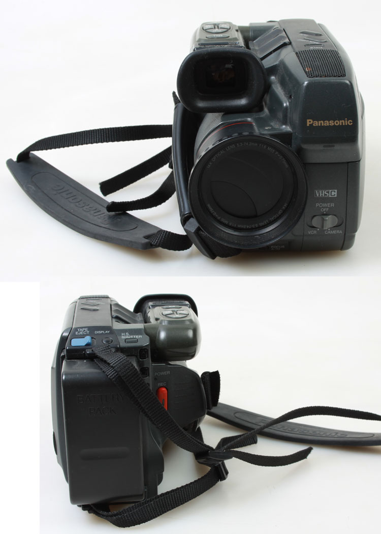 Panasonic Palmcorder IQ PV-A206 w/ strap and battery | eBay