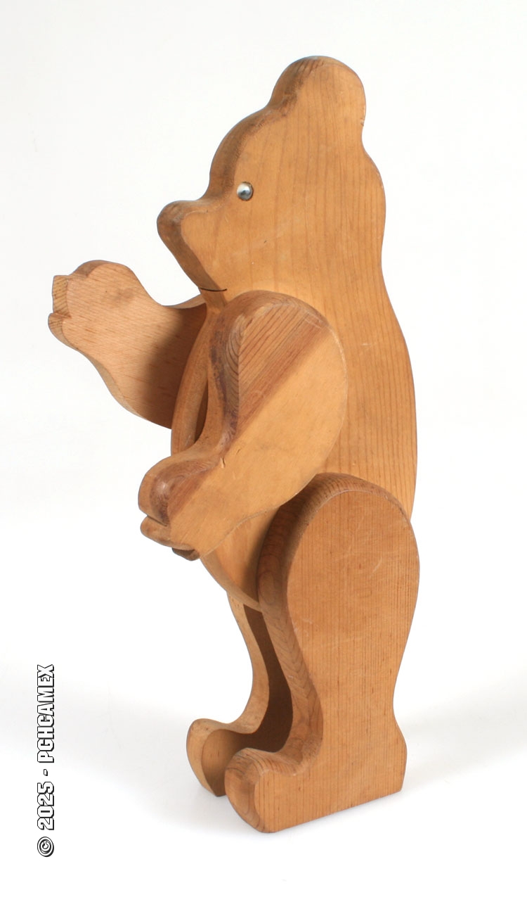 old teddy bear with moving arms and legs