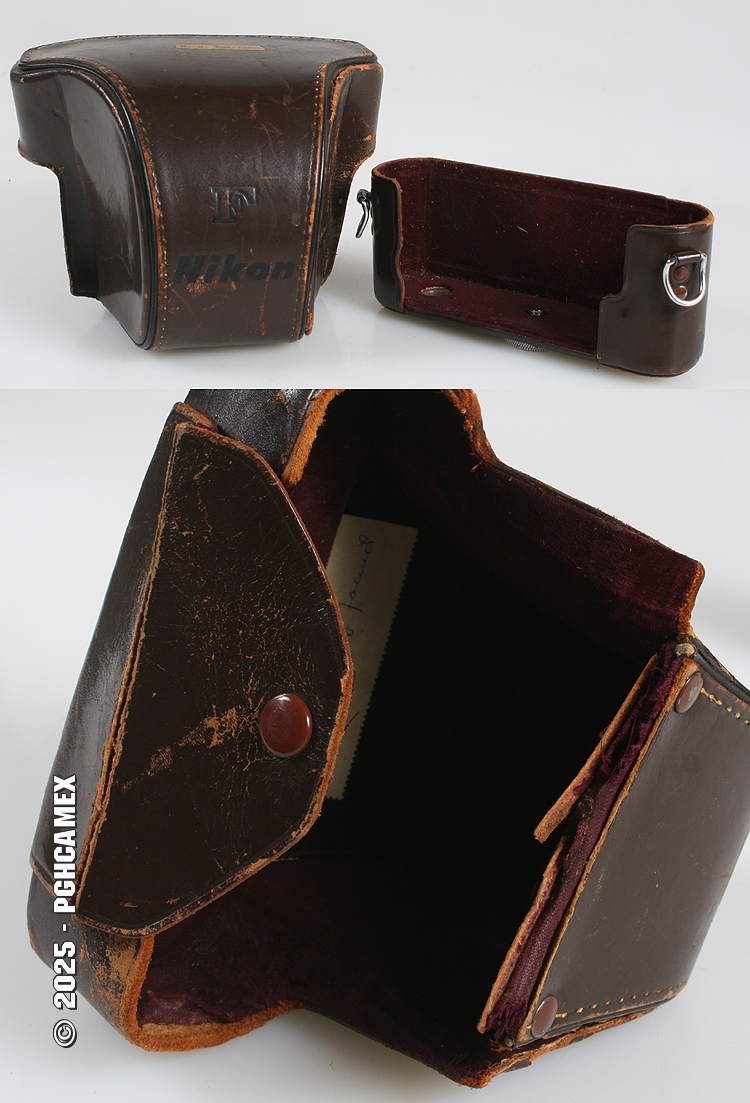 NIKON F CAMERA CASE FITTED BROWN LEATHER VINTAGE. eBay