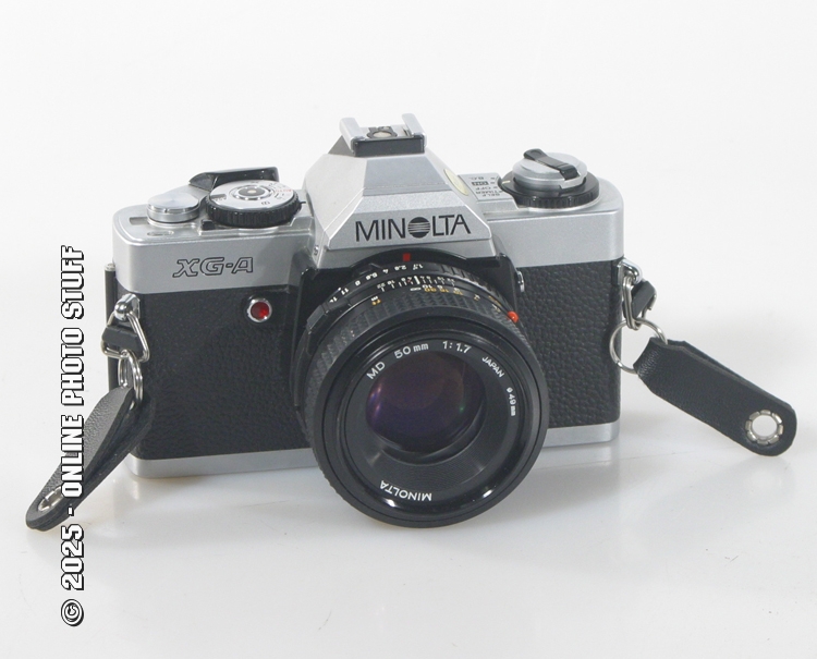 Minolta Xg A Camer W 50mm F1 7 Lens Ebay